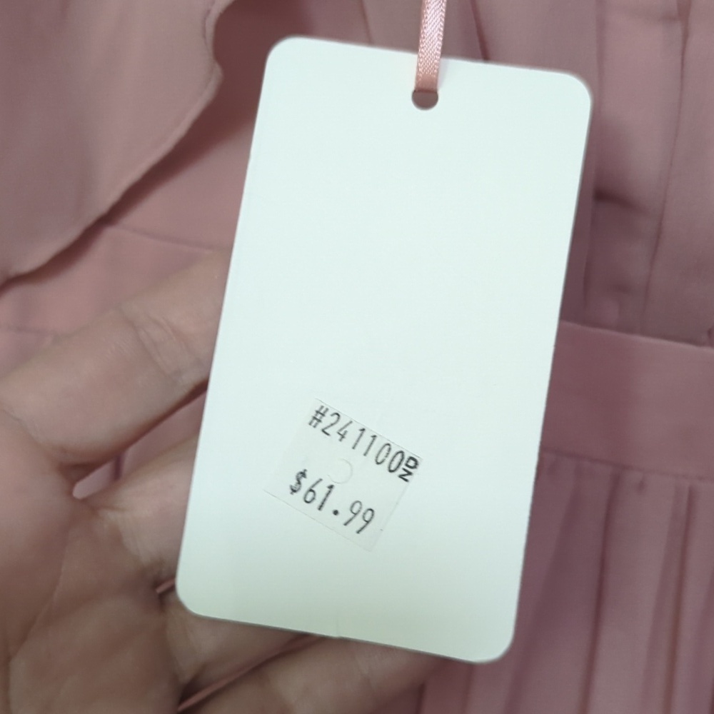 🌟NWT Entro Elegant Pink Maxi Dress - Picture 7 of 12